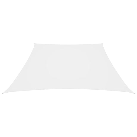 Vidaxl Zonnezeil Trapez 2 4x3 M Oxford Stoff weiß