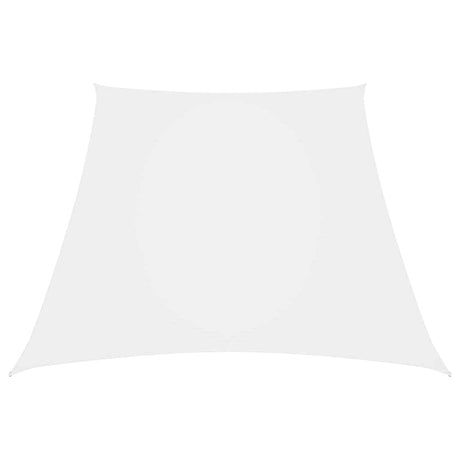 Vidaxl Zonnezeil Trapez 3 5x4 M Oxford Stoff weiß