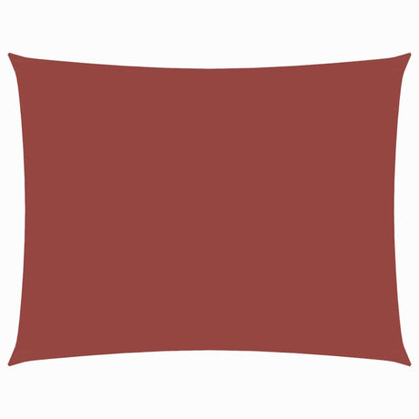 Vidaxl Sonnenschatten Rechteck 3x4,5 M Oxford Stoff Terrakotta -gelenkt