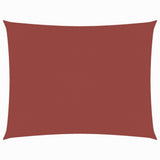 Vidaxl zonnescherm rechthoekig 4x5 m oxford stof terracottakleurig