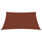 Vidaxl Sunshade Rectangular 6x7 M Oxford Stoff Terracotta -farget