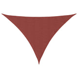Vidaxl zonnescherm driehoekig 2,5x2,5x3,5 m oxford stof terracotta