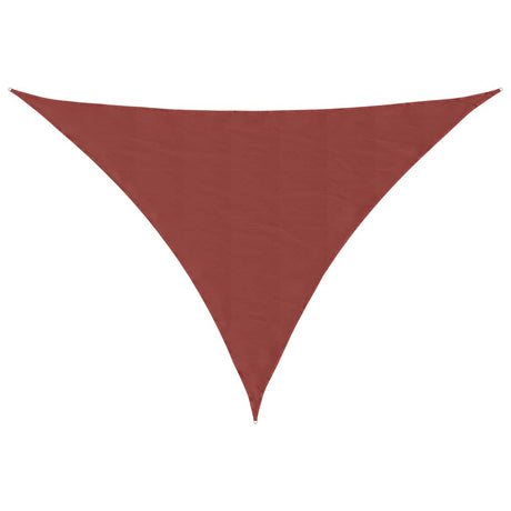 Vidaxl zonnescherm driehoekig 2,5x2,5x3,5 m oxford stof terracotta