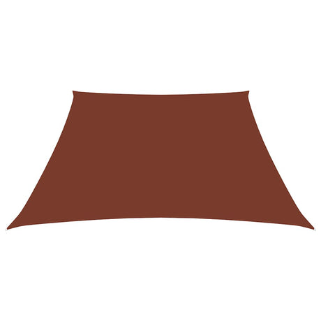 Vidaxl Zonnezeil Trapez 2 4x3 M Oxford Stoff Terrakotta -Colored