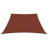 Vidaxl Zonnezeil Trapezium 2 4x3 M Oxford Stoff Terracotta farget