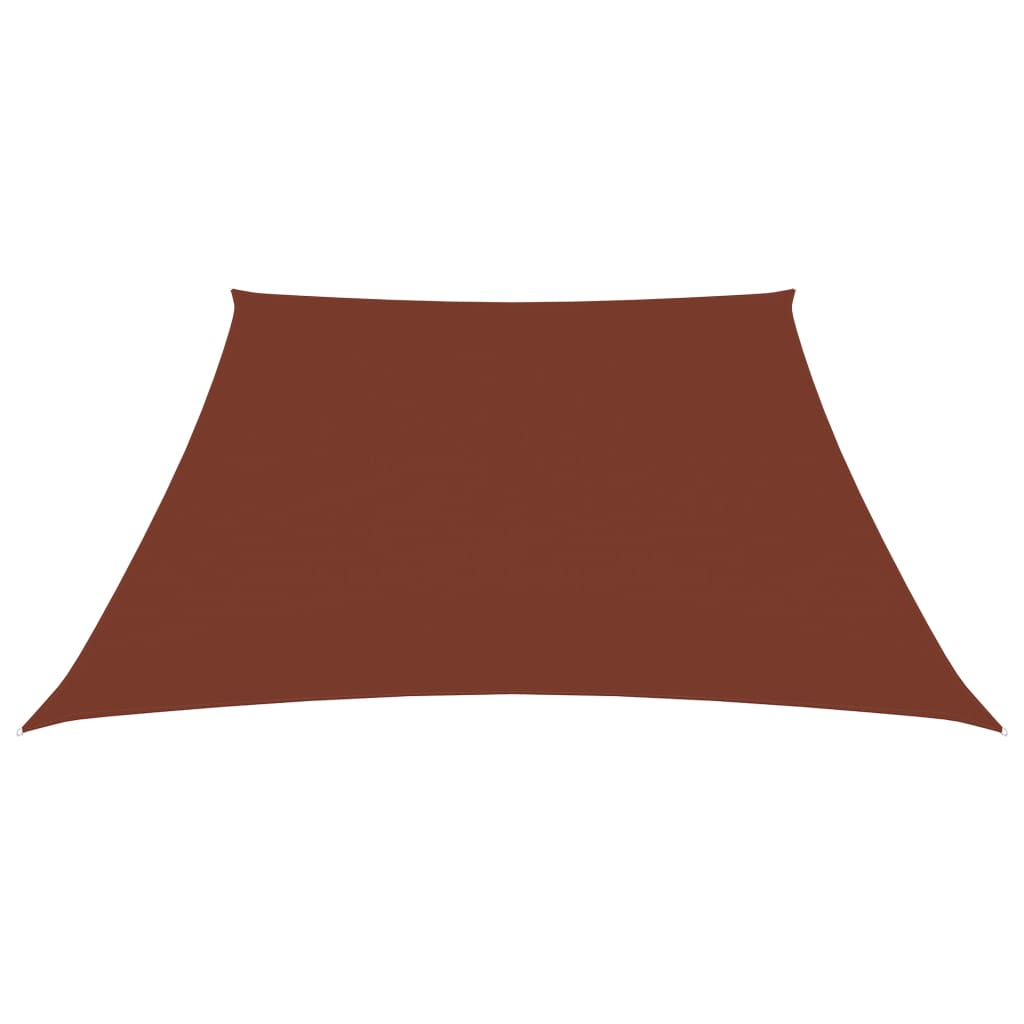 Vidaxl Sunshade Trapezium 3 4x3 M Oxford Stoff Terracotta farget