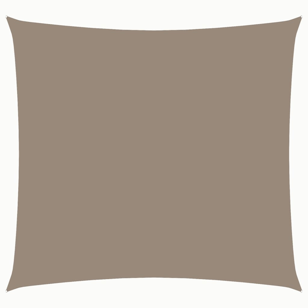 Vidaxl Sun Shade Square 3.6x3,6 M tessuto taupe