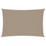 Vidaxl Sunshade Rectangular 2x4 M Oxford Fabric Taupe