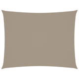 VIDAXL Sunshade Rechteck 2,5 x 4 M Oxford Stofftaupe