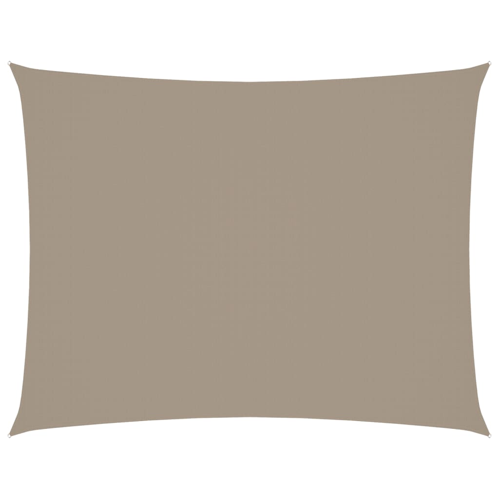 Vidaxl Sunshade Rectangular 2,5x4 M Oxford Fabric Taupe