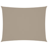 VIDAXL Sunshade Rechteck 3x4,5 M Oxford Stofftaupe