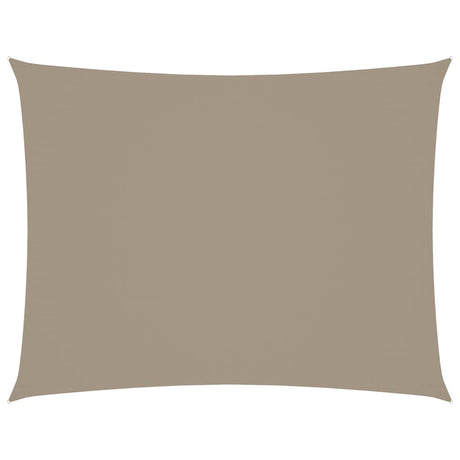 VIDAXL Sunshade Rechteck 3x6 M Oxford Stofftaupe