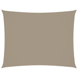 Vidaxl Sunshade Rectangular 3x6 M Oxford Fabric Taupe