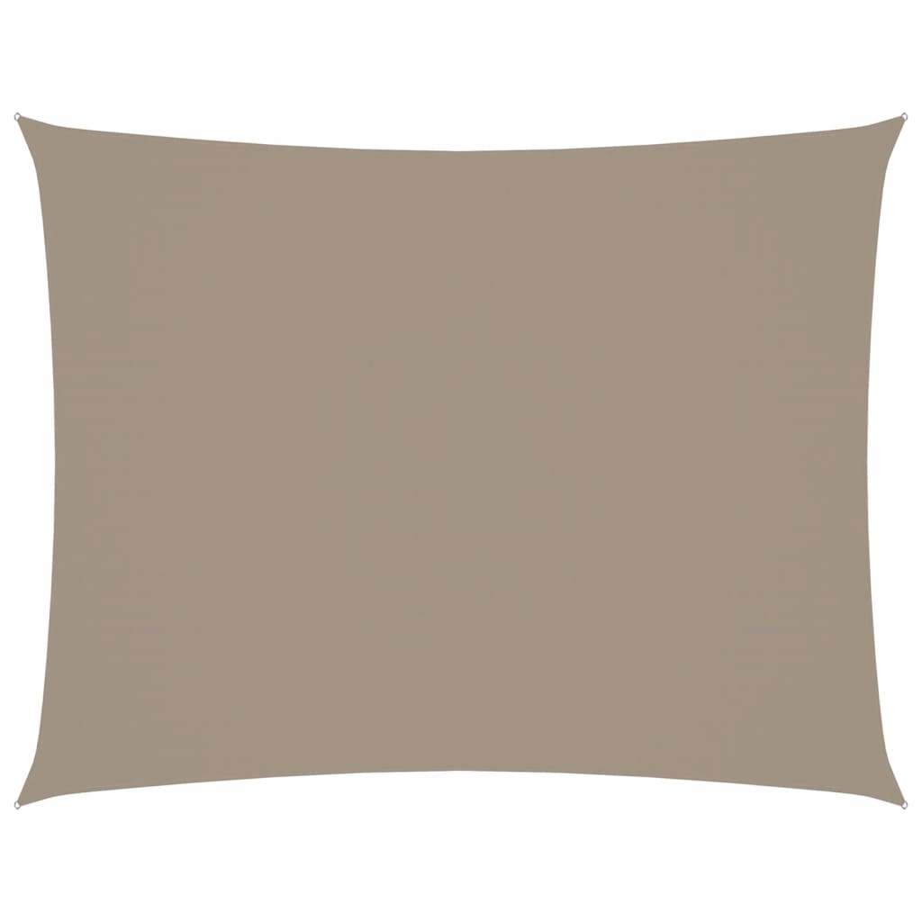 Vidaxl Sunshade Rectangular 3,5x4,5 m Oxford Fabric Taupe