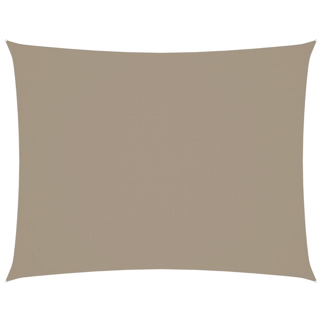 Vidaxl Sunshade Rectangular 3,5x5 M Oxford Fabric Taupe