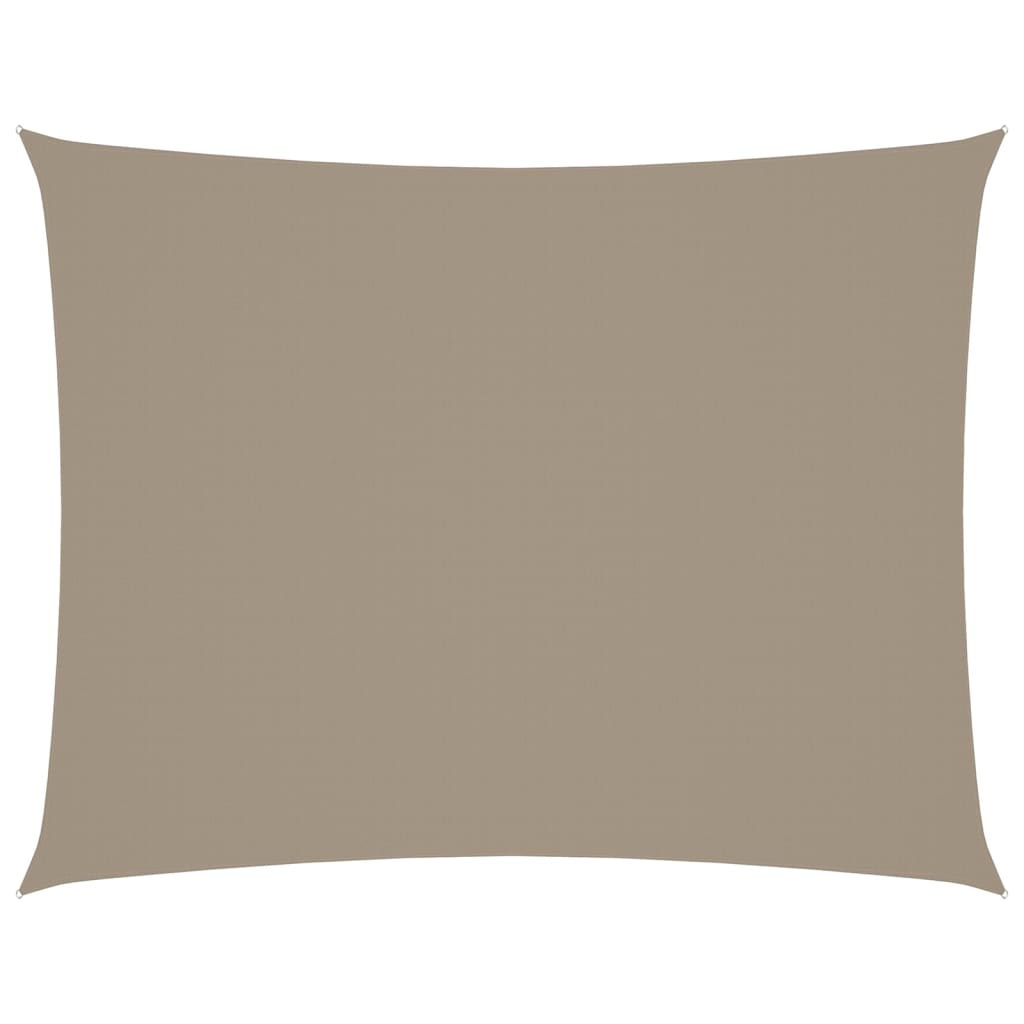 Vidaxl Sunshade Rectangular 4x5 M Oxford Fabric Taupe