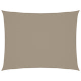 Vidaxl Sunshade Rectangular 4x5 M Oxford Fabric Taupe