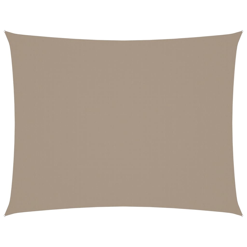 Vidaxl Sunshade Rectangular 4x6 M Oxford Fabric Taupe