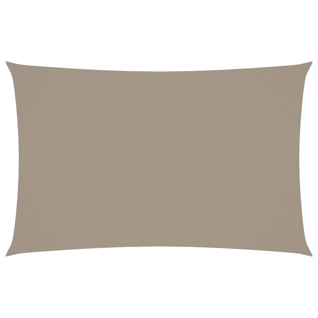 Vidaxl Sunshade Rectangular 4x7 M Oxford Fabric Taupe