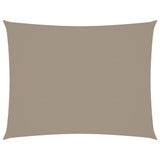 VIDAXL Sunshade Rechteck 5x6 M Oxford Stofftaupe