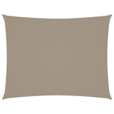 VIDAXL Sunshade Rechteck 5x7 M Oxford Stofftaupe
