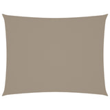 Vidaxl Sunshade Rectangular 6x8 M Oxford Fabric Taupe