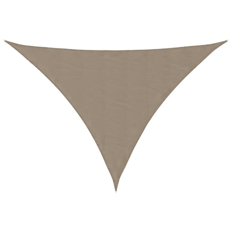 Vidaxl zonnescherm driehoekig 3x4x5 m oxford stof taupe