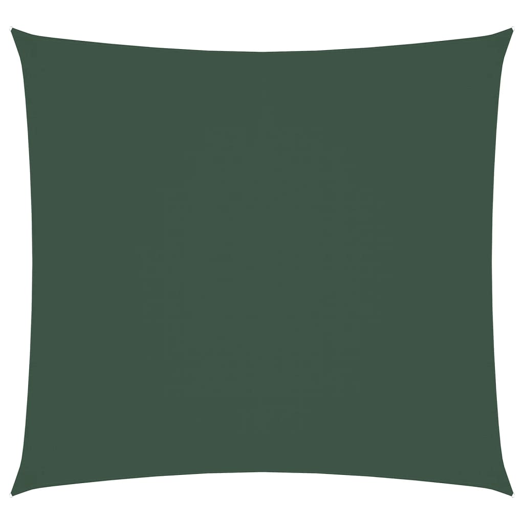 Vidaxl Sonnenschirm Quadrat 2,5 x 2,5 m Oxford Stoff dunkelgrün