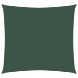 Vidaxl Sonnenschirm Quadrat 2,5 x 2,5 m Oxford Stoff dunkelgrün