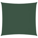 Vidaxl -Markise Square 5x5 M Oxford Stoff dunkelgrün