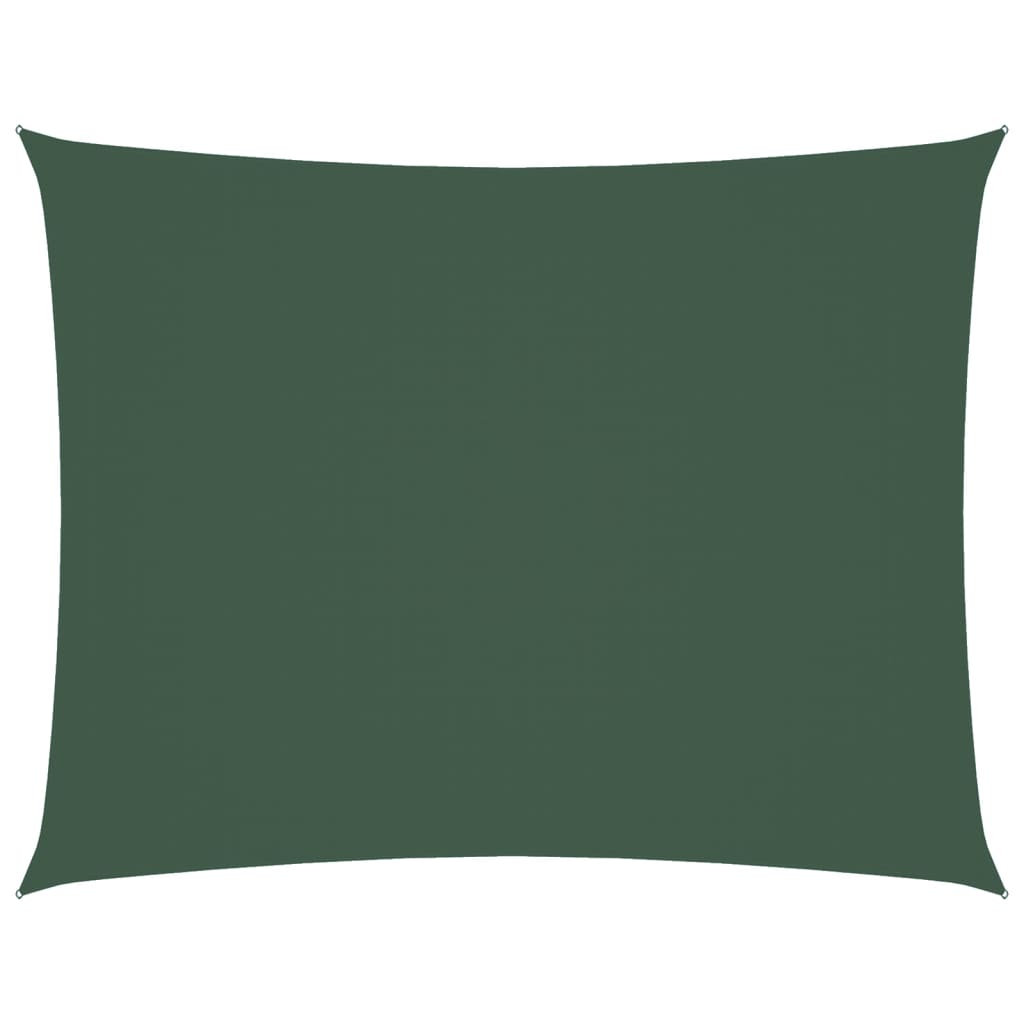 Vidaxl Sun Shade Rectangular 2.5x4 M tessuto Oxford Verde scuro