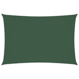 Vidaxl Sonnenschatten Rechteckig 3x5 M Oxford Stoff dunkelgrün