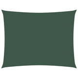 Vidaxl Sonnenschirm Rechteckig 4x5 M Oxford Stoff dunkelgrün