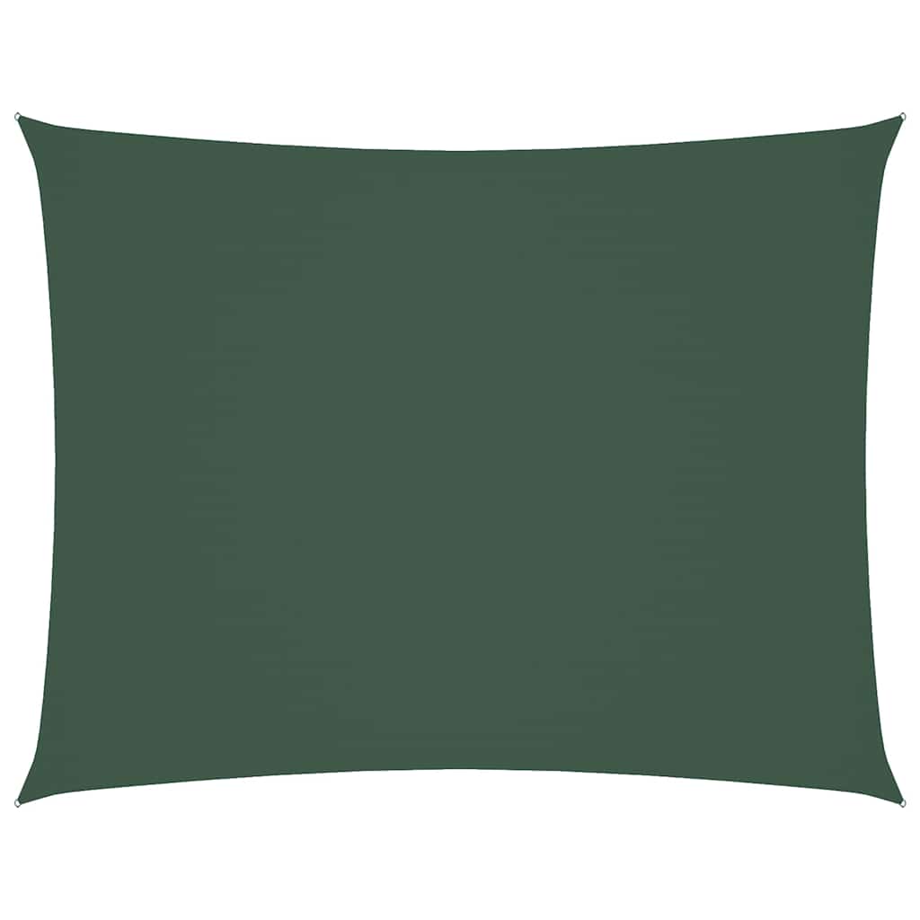 Vidaxl Sonnenschatten Rechteckig 5x6 M Oxford Stoff dunkelgrün