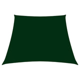 Trapecio Vidaxl Zonnezeil 3 5x4 M Oxford Fabric Dark Green