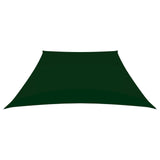 Trapecio Vidaxl Zonnezeil 3 5x4 M Oxford Fabric Dark Green