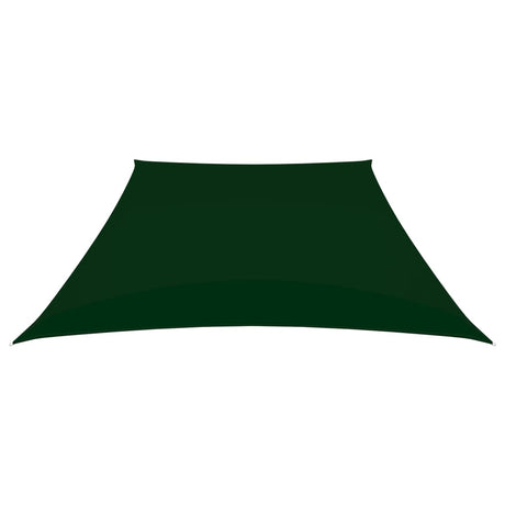 Trapecio Vidaxl Zonnezeil 3 5x4 M Oxford Fabric Dark Green