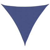 Vidaxl zonnescherm driehoekig 3,6x3,6x3,6 m oxford stof blauw