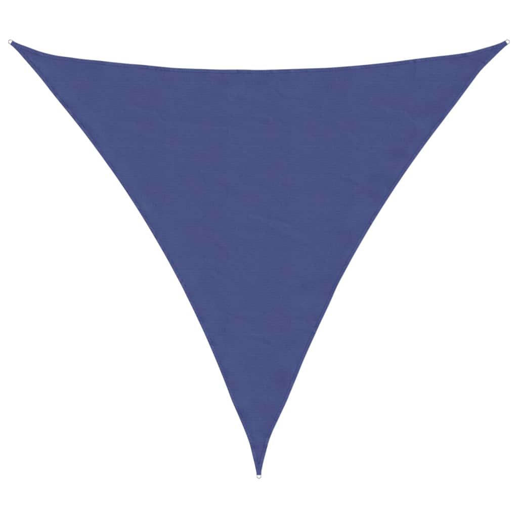 Vidaxl zonnescherm driehoekig 5x5x5 m oxford stof blauw