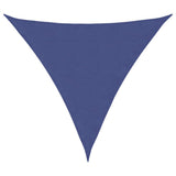 Vidaxl zonnescherm driehoekig 5x5x5 m oxford stof blauw