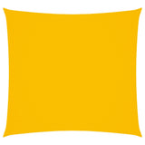Vidaxl zonnescherm vierkant 4x4 m oxford stof geel