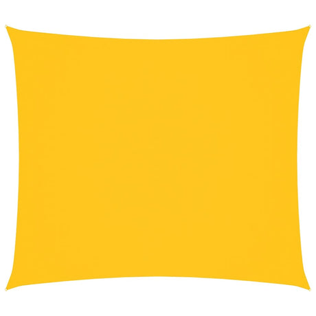 Vidaxl schaduwdoek rechthoekig 2x2,5 m oxford stof geel