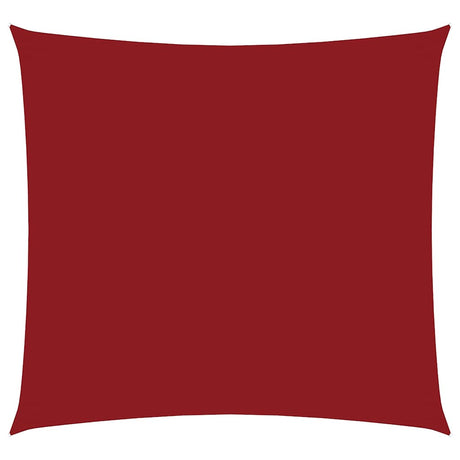 Vidaxl zonnescherm vierkant 3x3 m oxford stof rood