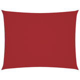 Vidaxl zonnescherm rechthoekig 2,5x3,5 m oxford stof rood