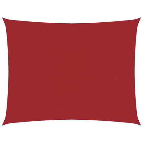 Vidaxl zonnescherm rechthoekig 3,5x4,5 m oxford stof rood