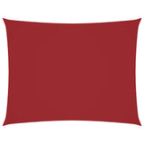 Vidaxl zonnescherm rechthoekig 5x6 m oxford stof rood