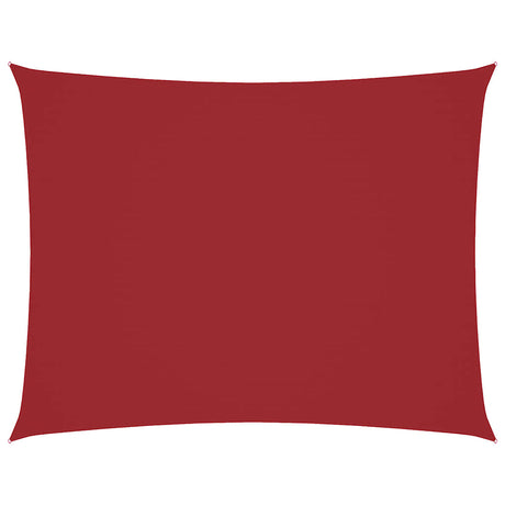 Vidaxl zonnescherm rechthoekig 5x6 m oxford stof rood