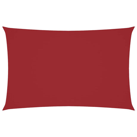 Vidaxl zonnescherm rechthoekig 5x8 m oxford stof rood