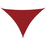 Vidaxl zonnescherm driehoekig 2,5x2,5x3,5 m oxford stof rood