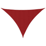 Vidaxl zonnescherm driehoekig 5x5x6 m oxford stof rood